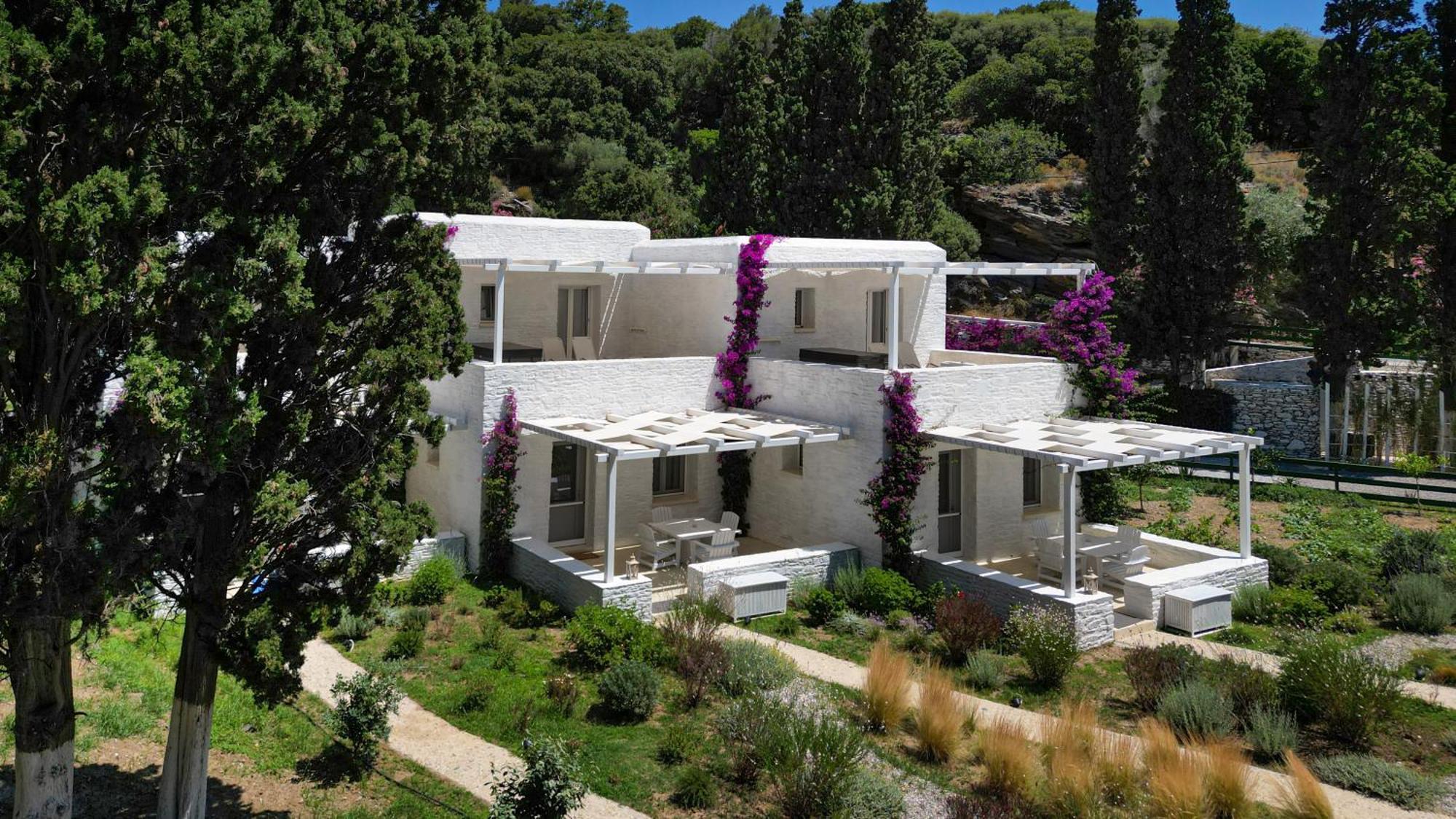 Micra Anglia Boutique Hotel & Spa Ándros Exterior foto